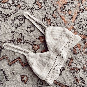 American Eagle crochet bralete top
